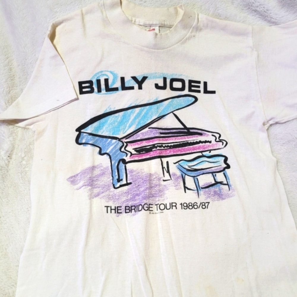 Billy Joel Concert Tee Shirt The Bridge Tour